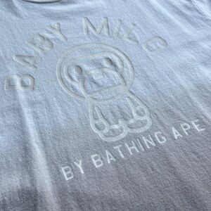 ✨ Rare BAPE Baby Milo Graphic Tee Y2K Preppy Vintage Chic Streetwear Bathing Ape
